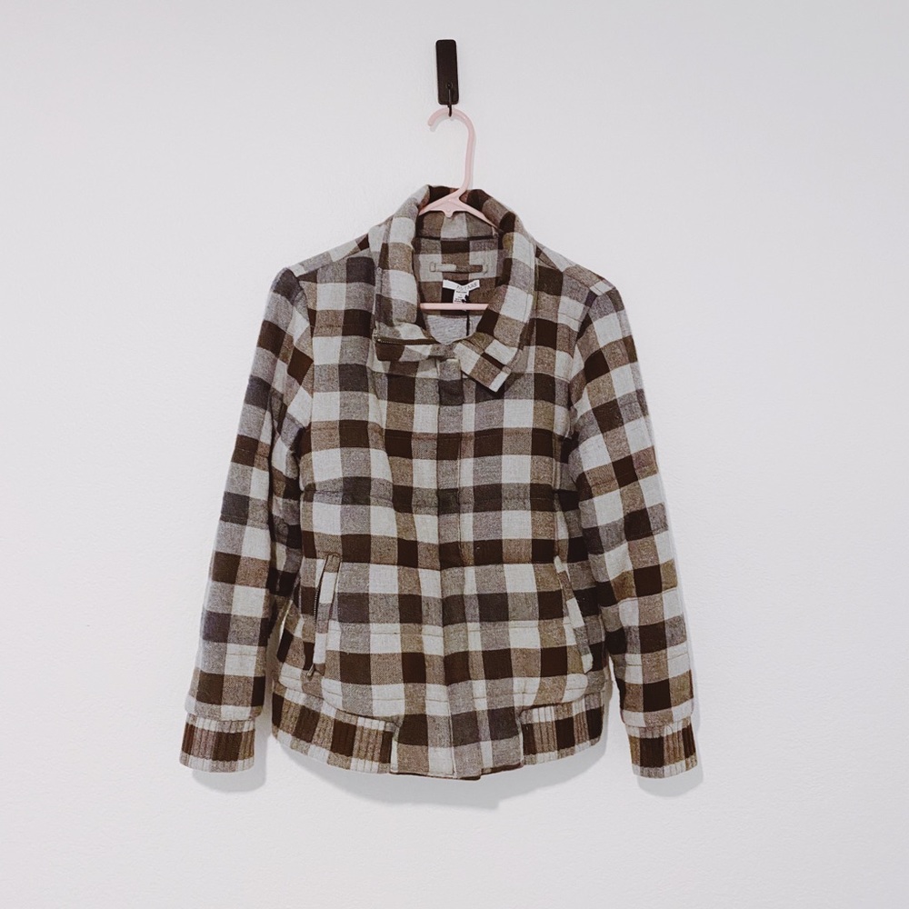 Quilted Plaid Jacket